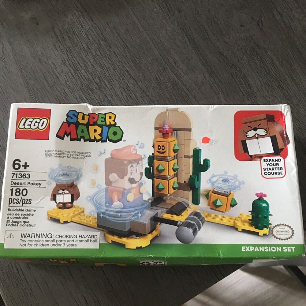 Brand New Sealed LEGO Super Mario #71363 Desert Pokey Expansion Set- 180-PCS